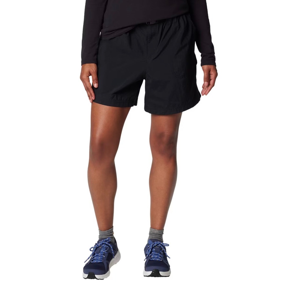 Columbia Sandy River Cargo Shorts Women XL Black NWT AL4572-010 Hiking 6" Inseam